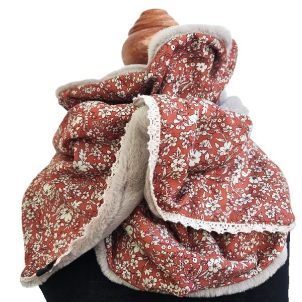 foulard fermeture pression - L'Atelier du Bourget - Artisanat textile français