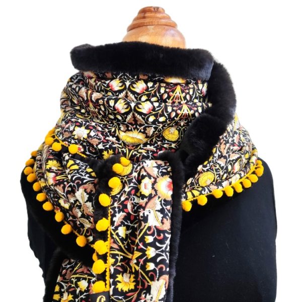 Foulard triangle hiver - L'Atelier du Bourget - Artisanat textile français