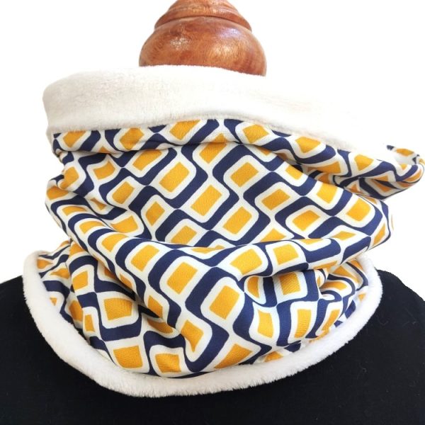 Snood tour de cou fausse fourrure - L'Atelier du Bourget - Artisanat textile français