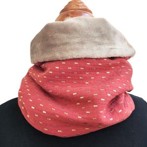 Snood tour de cou fausse fourrure - L'Atelier du Bourget - Artisanat textile français