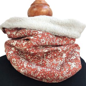 Snood tour de cou fausse fourrure - L'Atelier du Bourget - Artisanat textile français