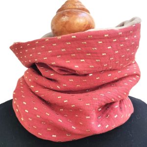 Snood tour de cou fausse fourrure - L'Atelier du Bourget - Artisanat textile français