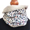 Snood tour de cou fausse fourrure - L'Atelier du Bourget - Artisanat textile français