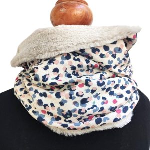 Snood tour de cou fausse fourrure - L'Atelier du Bourget - Artisanat textile français
