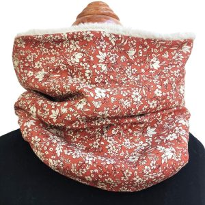 Snood tour de cou fausse fourrure - L'Atelier du Bourget - Artisanat textile français