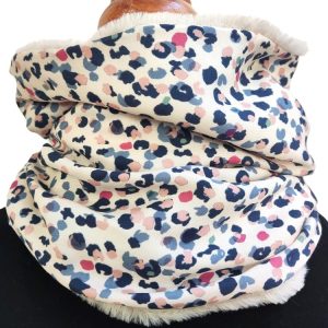 Snood tour de cou fausse fourrure - L'Atelier du Bourget - Artisanat textile français