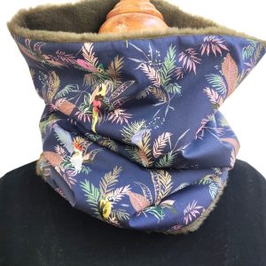 Snood tour de cou fausse fourrure - L'Atelier du Bourget - Artisanat textile français