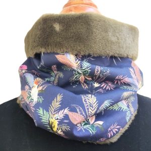 Snood tour de cou fausse fourrure - L'Atelier du Bourget - Artisanat textile français