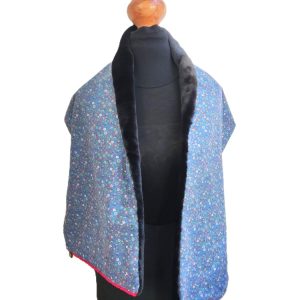 foulard fermeture pression - L'Atelier du Bourget - Artisanat textile français