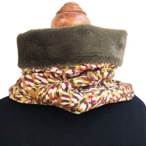 Snood tour de cou fausse fourrure - L'Atelier du Bourget - Artisanat textile français