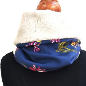 Snood tour de cou fausse fourrure - L'Atelier du Bourget - Artisanat textile français