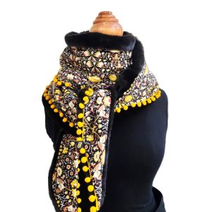 Foulard triangle hiver - L'Atelier du Bourget - Artisanat textile français
