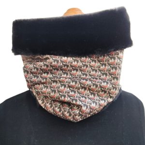 Snood tour de cou fausse fourrure - L'Atelier du Bourget - Artisanat textile français