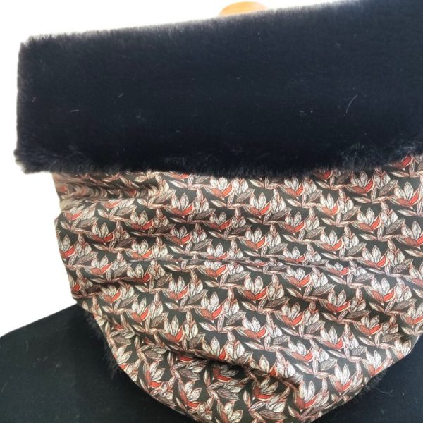 Snood tour de cou fausse fourrure - L'Atelier du Bourget - Artisanat textile français