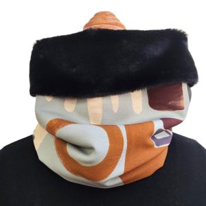 Snood tour de cou fausse fourrure - L'Atelier du Bourget - Artisanat textile français