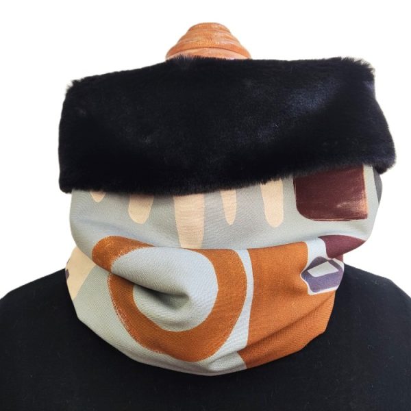 Snood tour de cou fausse fourrure - L'Atelier du Bourget - Artisanat textile français