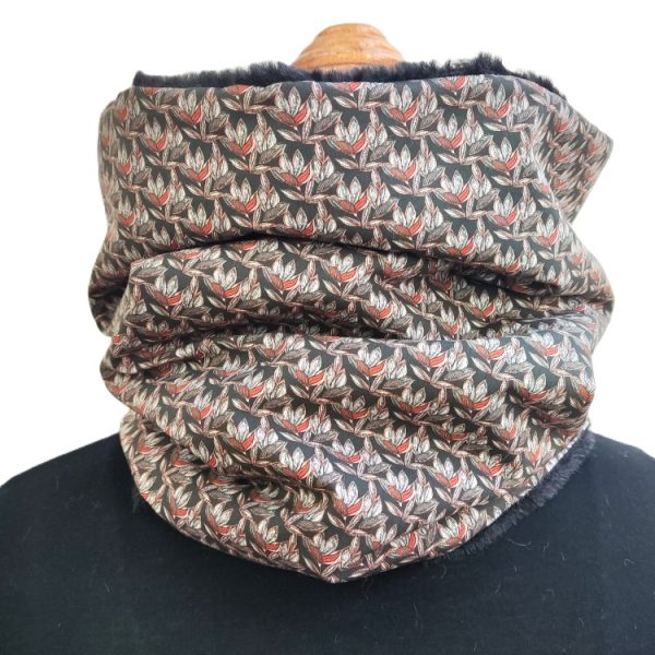Snood tour de cou fausse fourrure - L'Atelier du Bourget - Artisanat textile français
