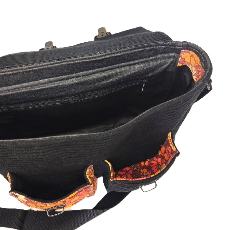 Sac cartable - L'Atelier du Bourget - Artisanat textile français