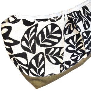 Trousse de toilette plissée - L'Atelier du Bourget - Artisanat textile français