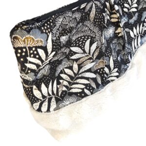 Trousse de toilette plissée - L'Atelier du Bourget - Artisanat textile français