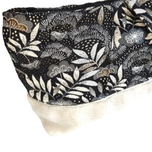 Trousse de toilette plissée - L'Atelier du Bourget - Artisanat textile français