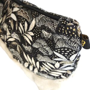 Trousse de toilette plissée - L'Atelier du Bourget - Artisanat textile français