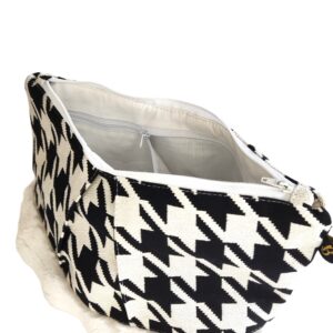 Trousse de toilette plissée - L'Atelier du Bourget - Artisanat textile français