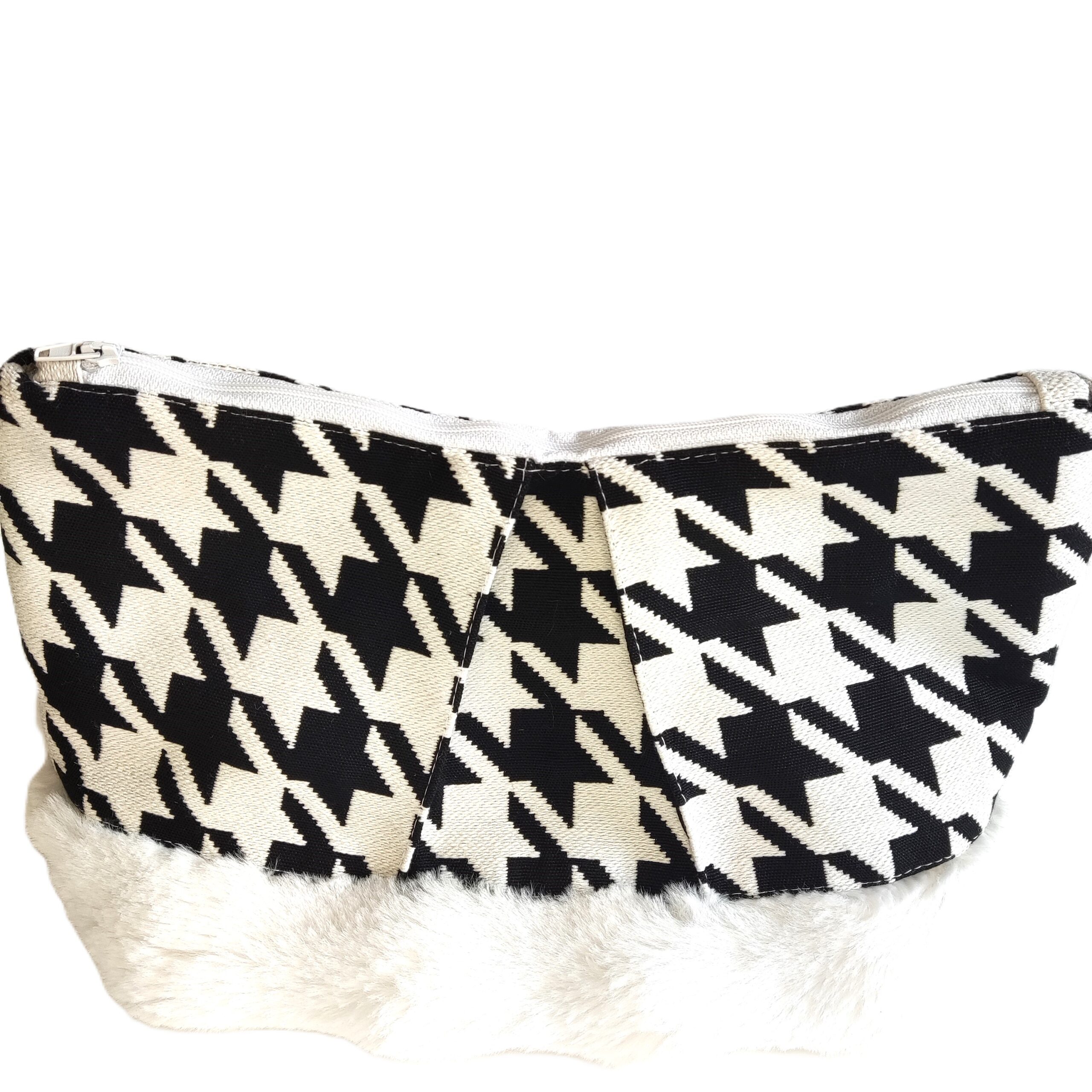 Trousse de toilette plissée - L'Atelier du Bourget - Artisanat textile français