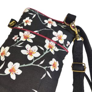 Pochette téléphone bandoulière - L'Atelier du Bourget - Artisanat textile français