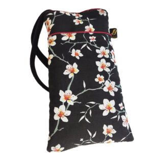 Pochette téléphone bandoulière - L'Atelier du Bourget - Artisanat textile français