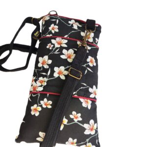 Pochette téléphone bandoulière - L'Atelier du Bourget - Artisanat textile français