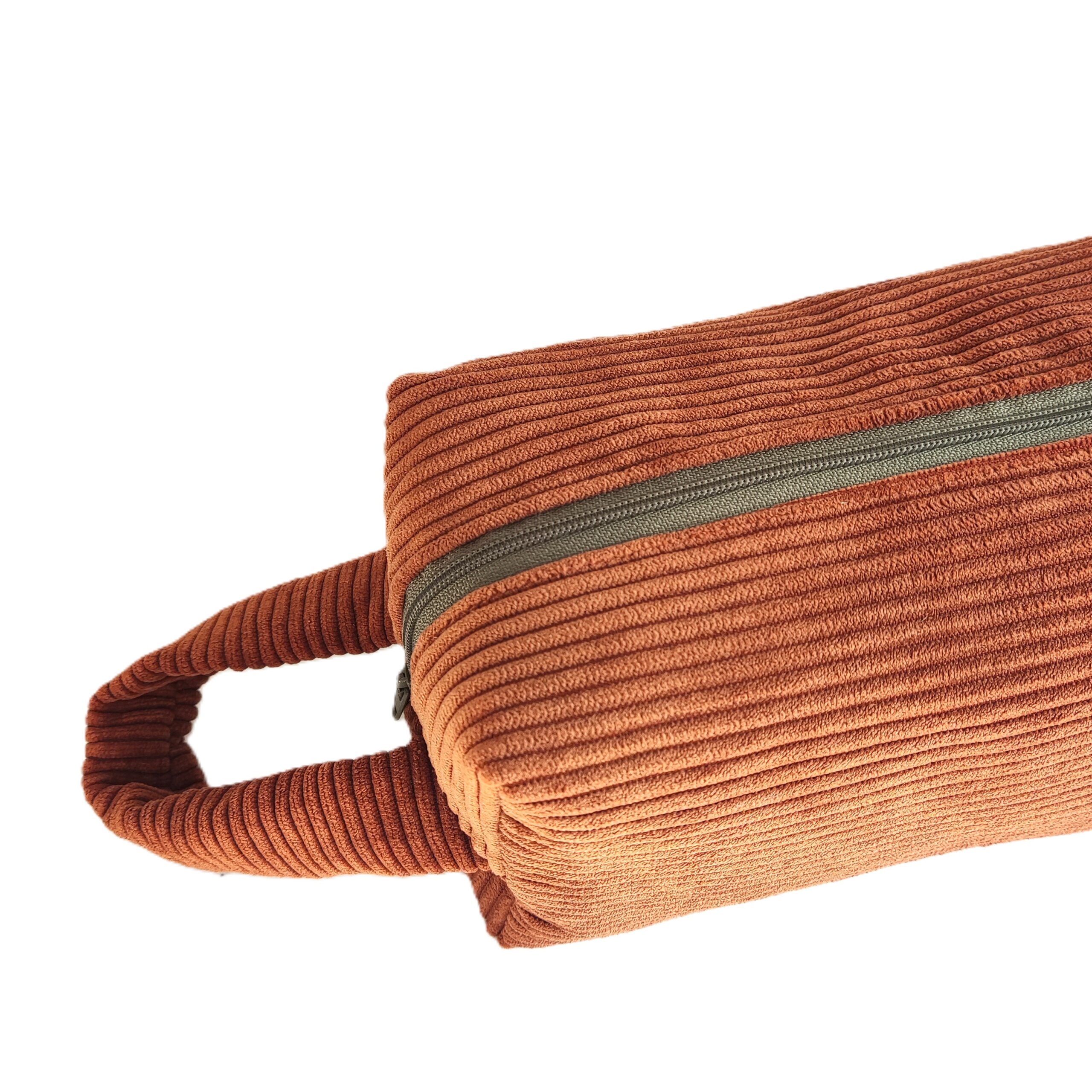 Trousse de toilette mixte fait main - L'Atelier du Bourget - Artisanat textile français