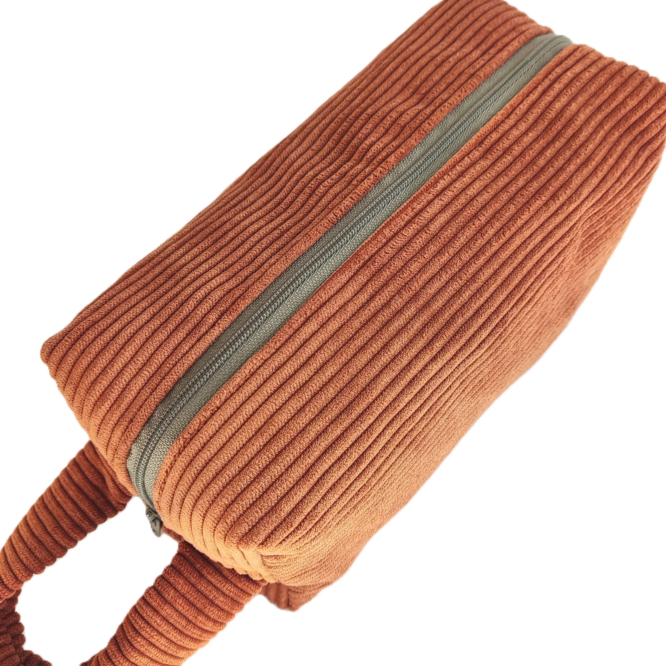 Trousse de toilette mixte fait main - L'Atelier du Bourget - Artisanat textile français