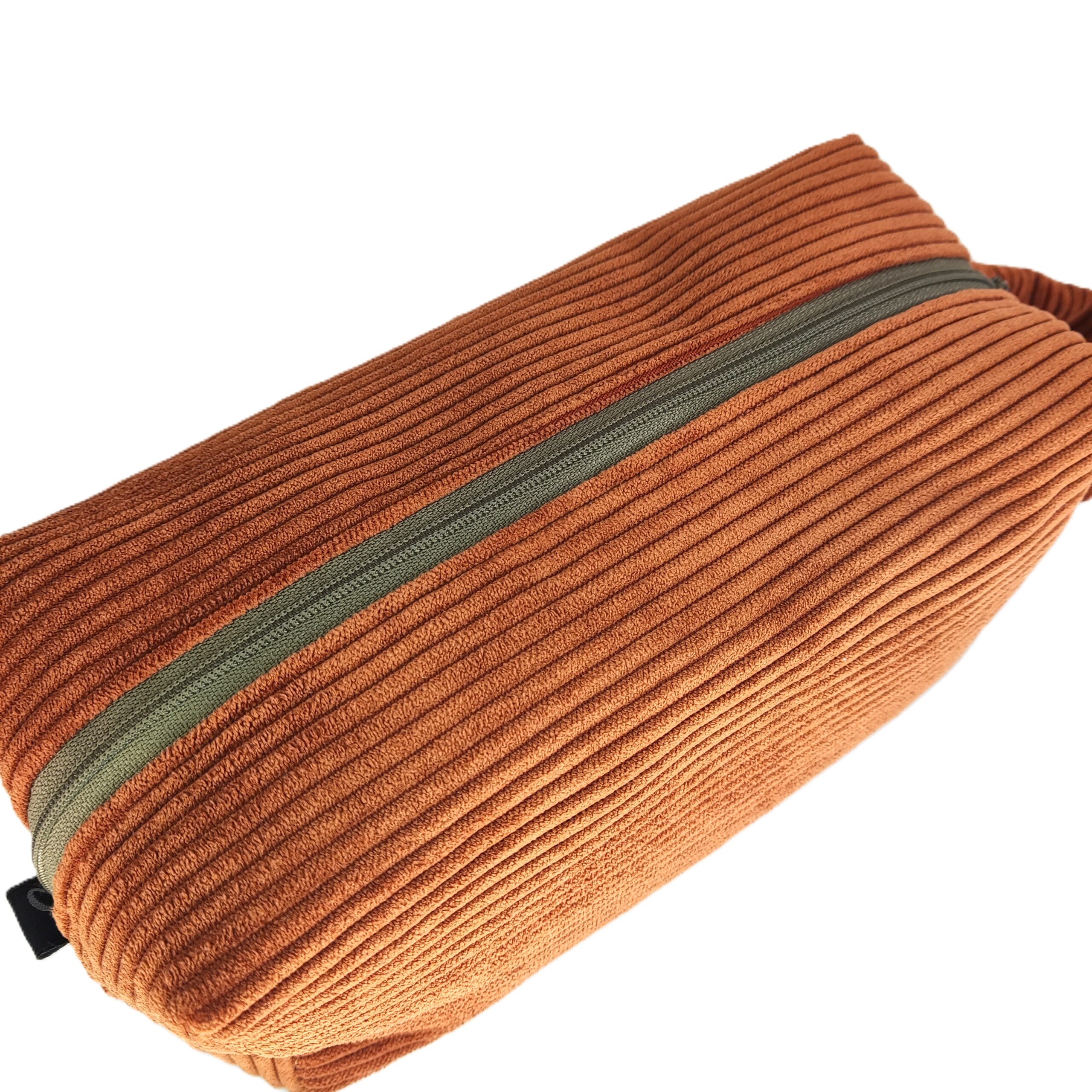 Trousse de toilette mixte fait main - L'Atelier du Bourget - Artisanat textile français