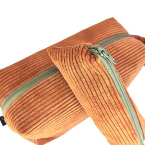 Trousse de toilette mixte et étui brosse à dents - L'Atelier du Bourget - Artisanat textile français