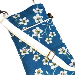 Pochette téléphone bandoulière - L'Atelier du Bourget - Artisanat textile français