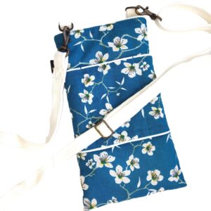 Pochette téléphone bandoulière - L'Atelier du Bourget - Artisanat textile français